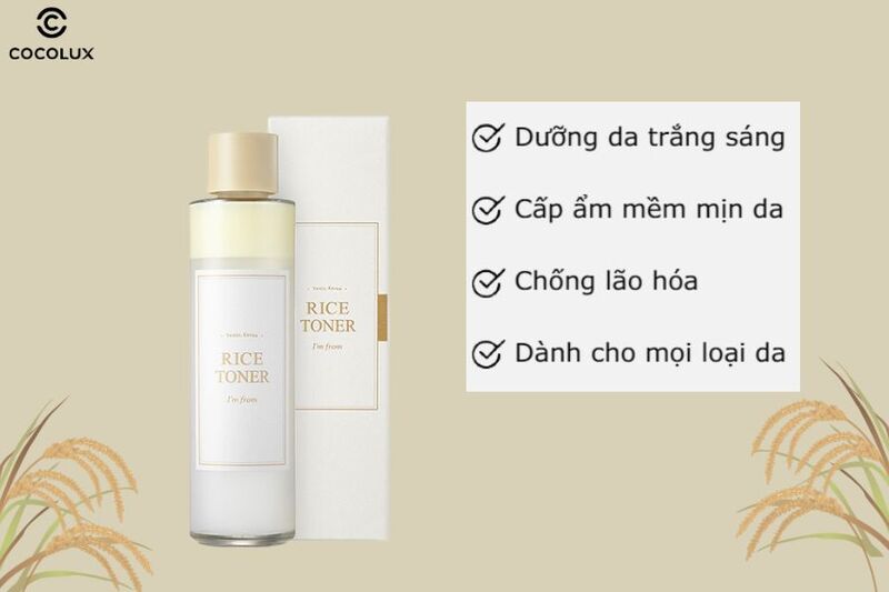Công dụng của Toner Gạo I