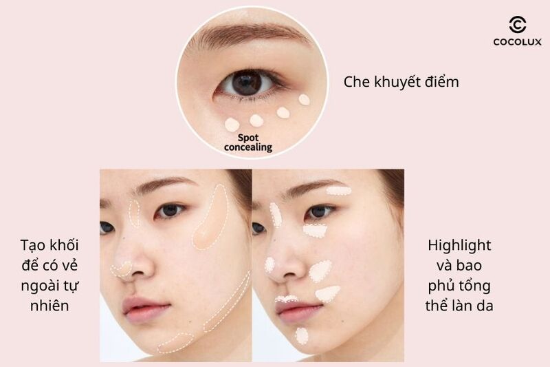 Công dụng của che khuyết điểm Clio Kill Cover Liquid Concealer