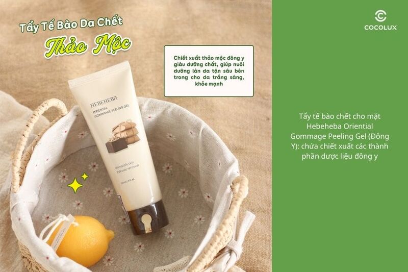 Thành phần chính của tẩy tế bào chết Hebeheba Oriential Gommage Peeling Gel