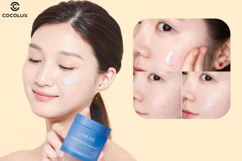 ​​​​​​​Hiệu quả sử dụng mặt nạ ngủ Laneige Water Sleeping Mask EX 