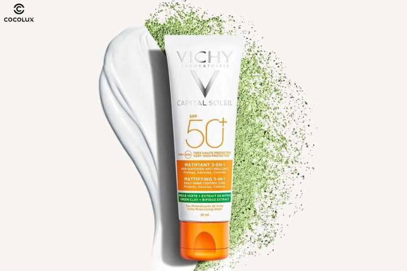 Kem chống nắng Vichy Capital Soleil Matifying d&agrave;nh cho da dầu mụn