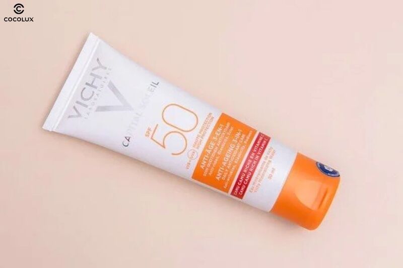 Kem Chống Nắng Vichy Captial Soleil Anti Ageing Chống Lão Hóa 3 in 1
