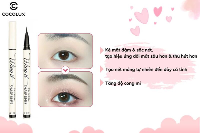 Review Bút Kẻ Mắt Silkygirl Wing It Sharp Liner