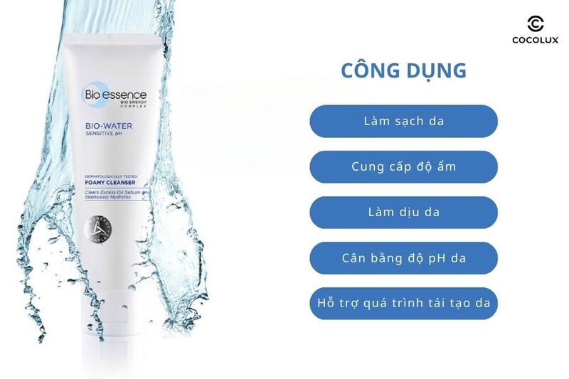 Những c&ocirc;ng dụng ti&ecirc;u bi&ecirc;̉u của sữa rửa mặt Bio-Essence Bio-Water