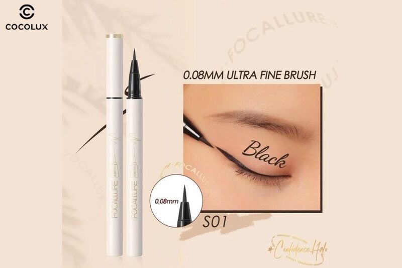 B&uacute;t kẻ mắt Focallure Water & Proof m&agrave;u đen tuyền