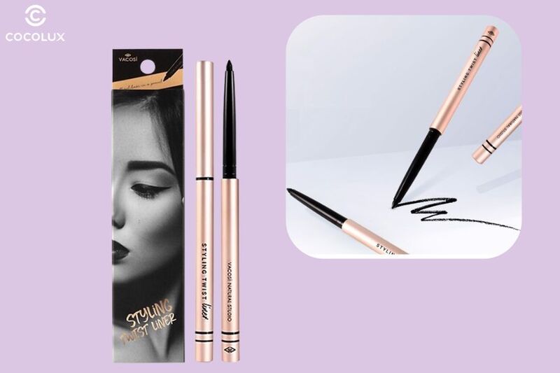 Thiết kế bao b&igrave; của ch&igrave; kẻ mắt Vacosi Styling Twist