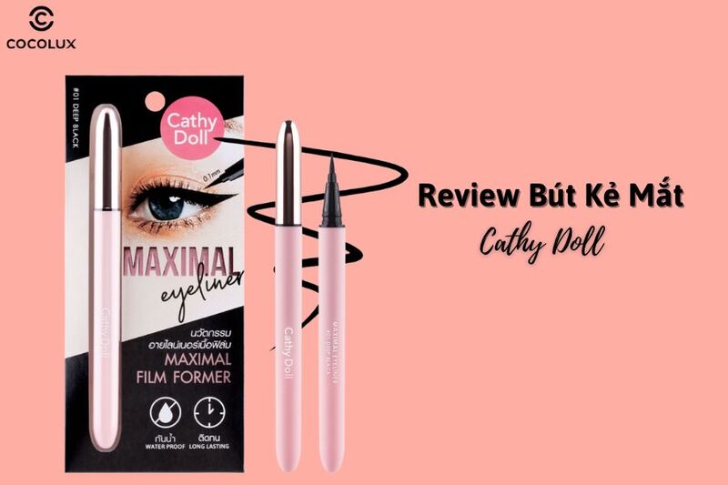 Review Bút Kẻ Mắt Cathy Doll Siêu Mảnh 