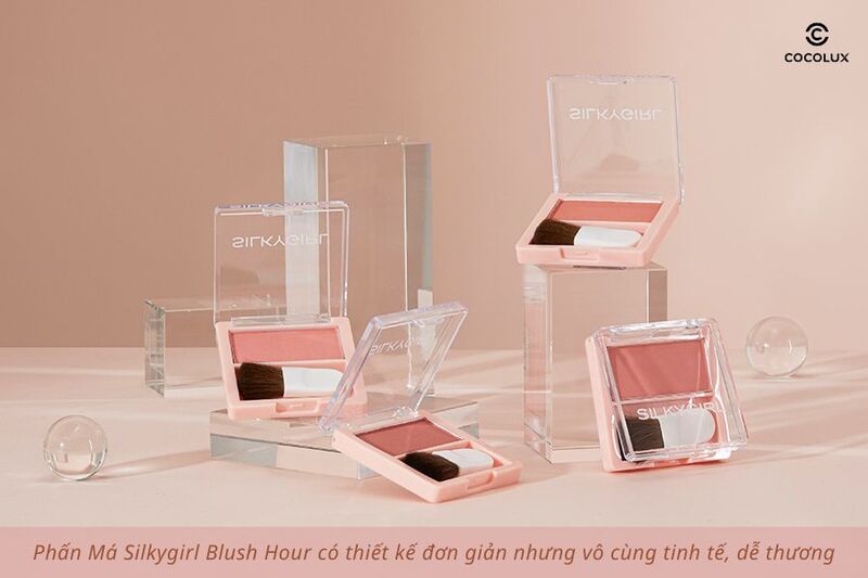 Thiết kế bao bì phấn má Silkygirl Blush Hour