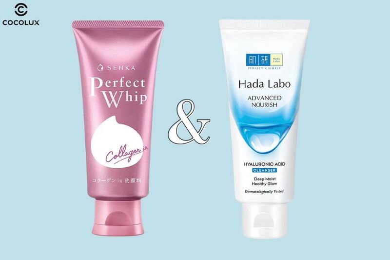 ​​​​​​​​​​​​Điểm giống nhau của rửa mặt Senka v&agrave; Hada Labo 
