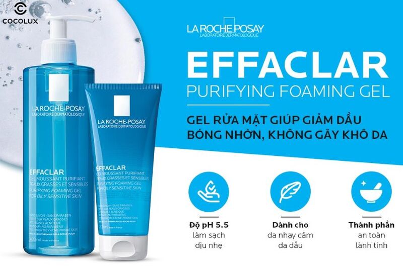 Sữa rửa mặt  La Roche-Posay Dành Cho Da Dầu Nhạy Cảm