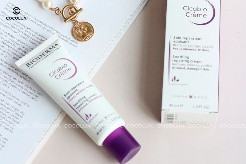 Kem dưỡng ẩm Bioderma Cicabio Creme màu tím