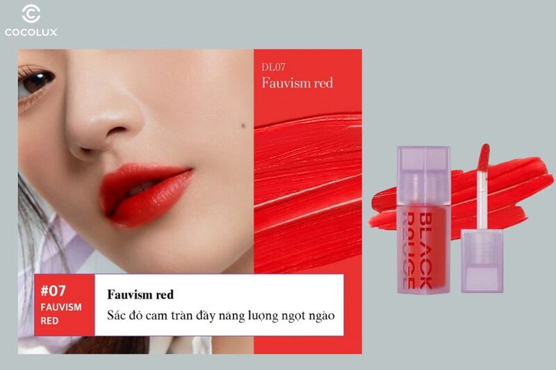 M&agrave;u DL07 - Fauvism Red l&agrave; một t&ocirc;ng m&agrave;u đỏ cam tươi s&aacute;ng v&agrave; đầy sức sống