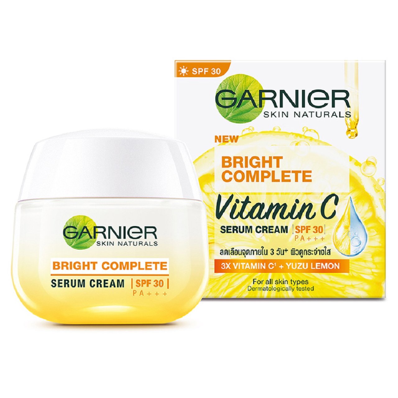 Kem Dưỡng Garnier Bright Complete Serum Cream Dưỡng Sáng Da Ban Ngày 50ml