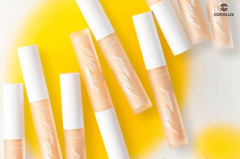Thiết kế đầu bao bì của Che Khuyết Điểm Lemonade Matte Addict Concealer