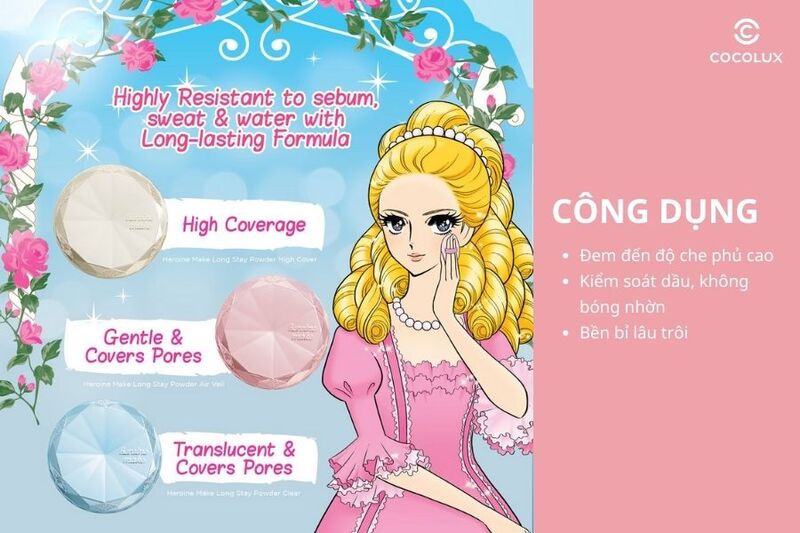 C&ocirc;ng dụng&nbsp;của&nbsp;phấn phủ Kiss Me Heroine