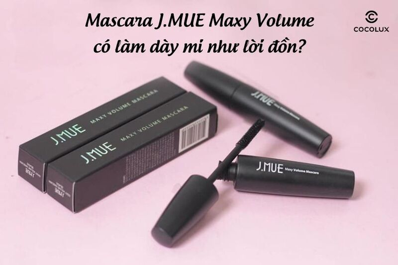 Review Mascara J.MUE Maxy Volume