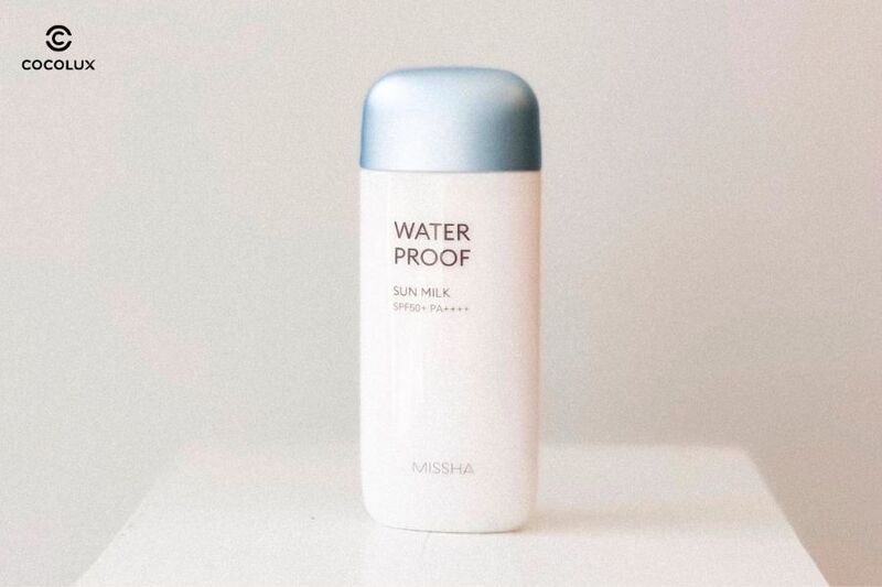 Thiết kế bao bì của Sữa Chống Nắng Missha Waterproof Sun Milk