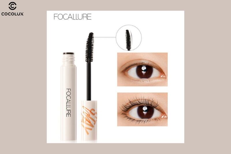 Thiết kế của Mascara Focallure l&agrave;m d&agrave;i d&agrave;y cong mi chống thấm nước l&acirc;u tr&ocirc;i