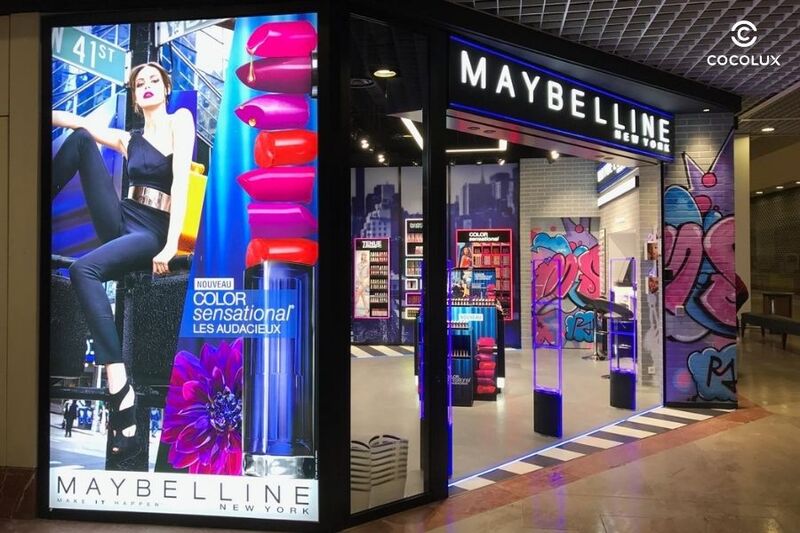 Maybelline có hệ thống cửa hàng rộng khắp thế giới