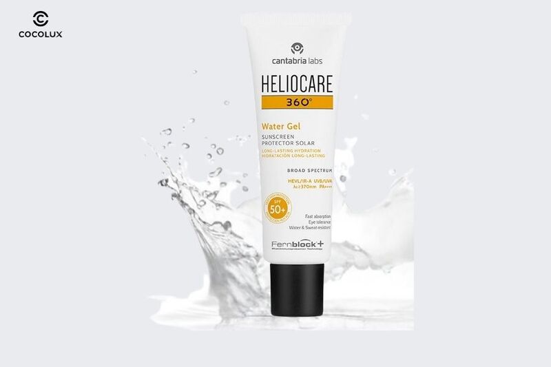 Thiết kế bao bì của Kem chống nắng Heliocare 360 Water Gel SPF 50+