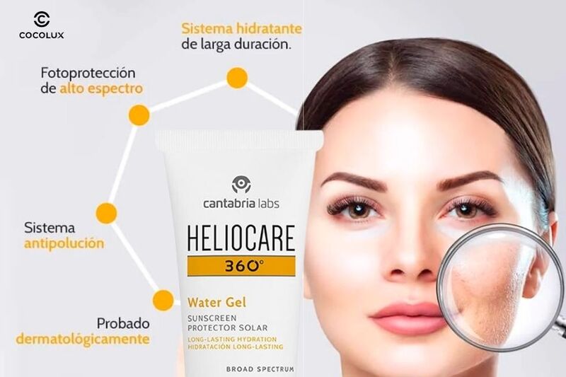 Thành phần chính của Kem chống nắng Heliocare 360 Water Gel SPF 50+