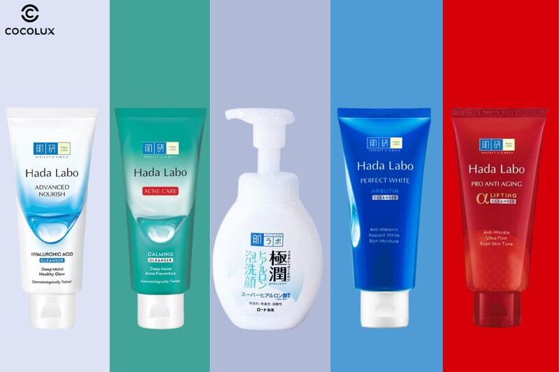 Thiết kế của sữa rửa mặt Hada Labo
