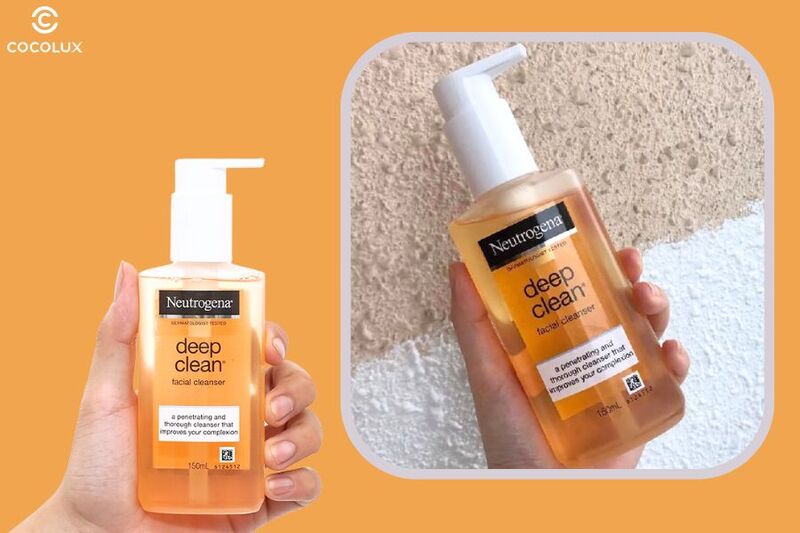 Kết cấu của sữa rửa mặt Neutrogena Deep Clean Facial Cleanser