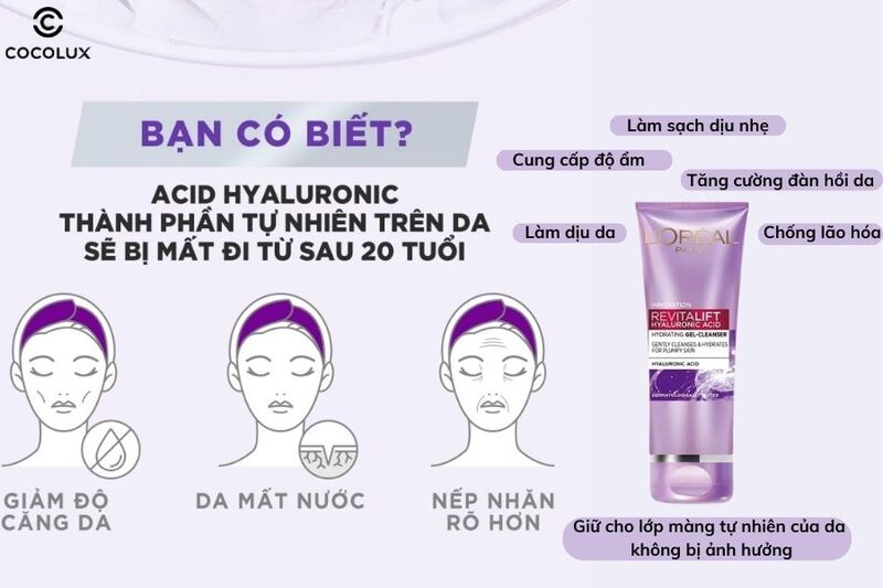 Công dụng chính của sữa rửa mặt L