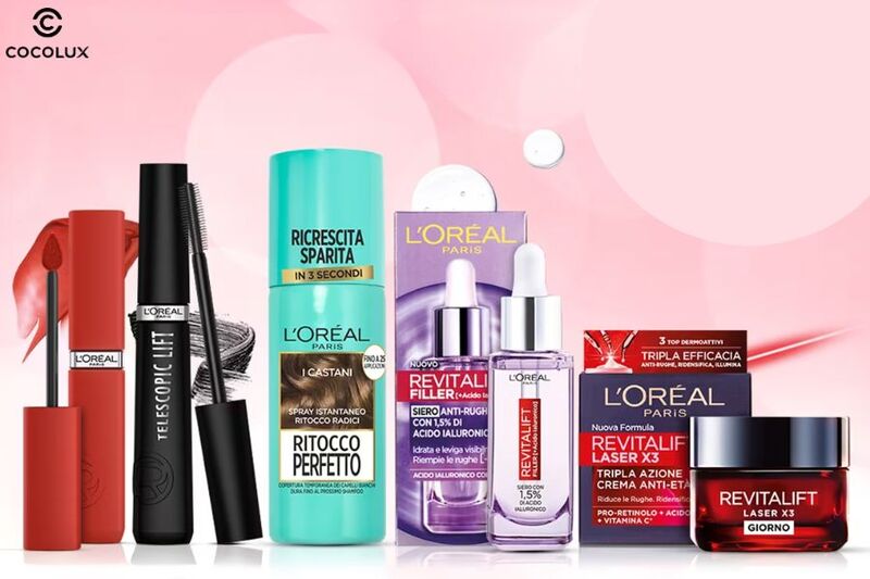 Các sản phẩm đến từ thương hiệu L’Oreal