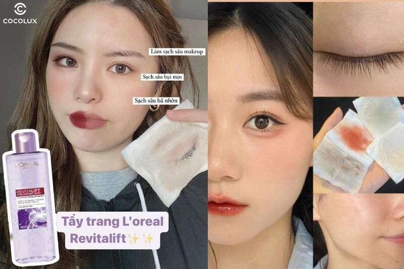 Trải nghiệm sử dụng nước tẩy trang Loreal Revitalift Hyaluronic Acid Micellar 