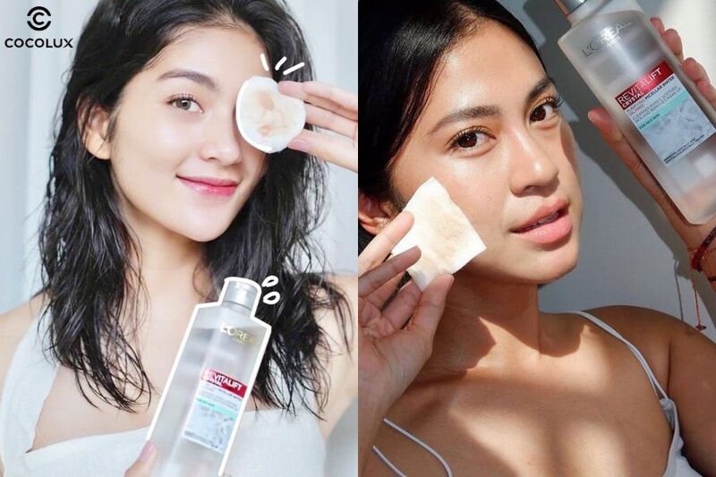 Trải nghiệm sử dụng nước tẩy trang Loreal Revitalift Crystal đa năng 3in1 kiềm dầu