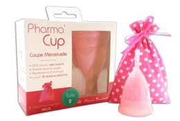 Cốc Nguyệt San Pharma' Cup Coupe Menstruelle Pháp - Hồng