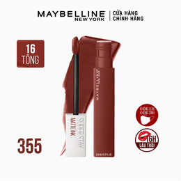 Son Kem Maybelline Super Stay Matte Ink Siêu Lì - 355