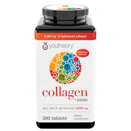 Viên Uống Youtheory Collagen Biotin 6000mg 390 PCS