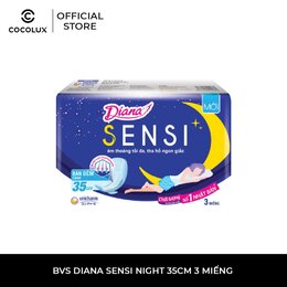Băng Vệ Sinh Diana Sensi Night 35cm - Cánh 3 PCS