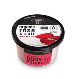 Tẩy Tế Bào Chết Body Organic Shop Rose & Salt 250ml