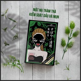 Mặt Nạ Sexylook Tea Tree Anti Blemish Black Facial Mask Tràm Trà Kiểm Soát Dầu & Mụn 28ml