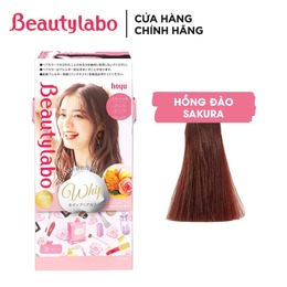 Kem Nhuộm Tóc Beautylabo Whip Hair Color Hồng Đào Sakura Tạo Bọt 40ml