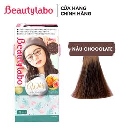 Kem Nhuộm Tóc Beautylabo Whip Hair Color Nâu Chocolate Tạo Bọt 40ml