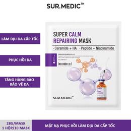 Mặt Nạ Sur.medic+ Super Calm Repairing Mask Phục Hồi, Làm Dịu Da Cấp Tốc 30g 10PCS