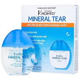 Dung Dịch Nhỏ Mắt V.Rohto Mineral Tear Giữ Ẩm & Bổ Sung Khoáng Chất 13ml