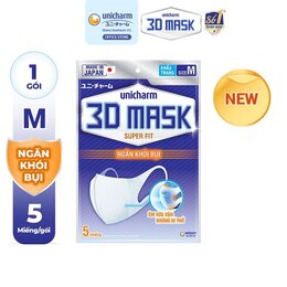 Khẩu Trang Unicharm 3D Mask- Ngăn Khói Bụi