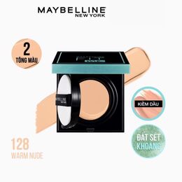 Phấn Nước Maybelline Fit Me Matte+Poreless Oil Control Cushion  Mịn Nhẹ Kiềm Dầu - 128 Warm Nude 14g