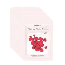 Mặt Nạ 3D Foodaholic Nature Skin Mask Rose 25ml - 10 Miếng