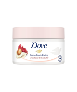 Tẩy Tế Bào Chết Body Dove Creme Dusch Peeling Lựu Đỏ 225ml 