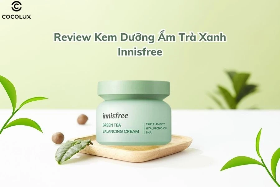 Review từ A-Z kem dưỡng ẩm Trà Xanh Innisfree có thực sự tốt?