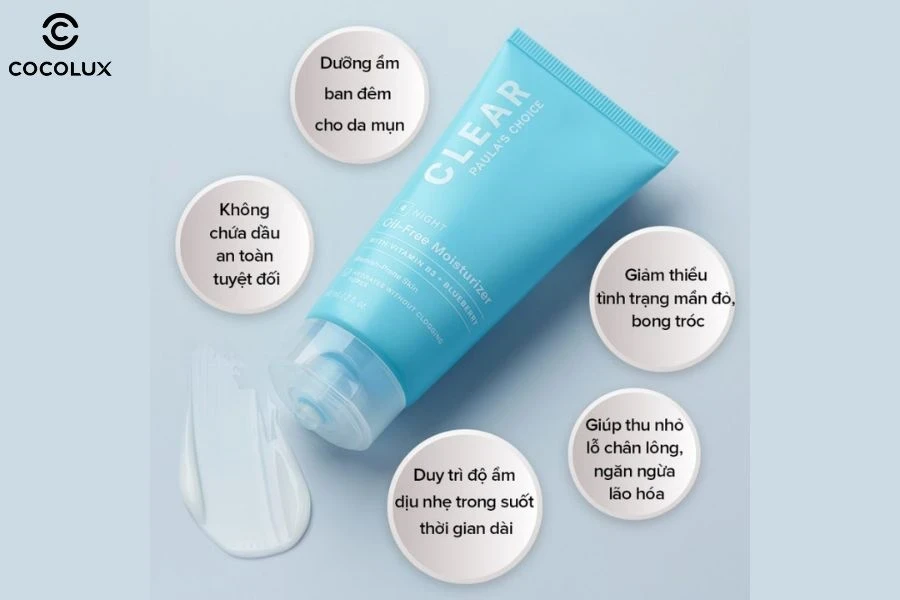 Kem Dưỡng Paula's Choice Cấp Ẩm D&agrave;nh Cho Da Mụn 60ml