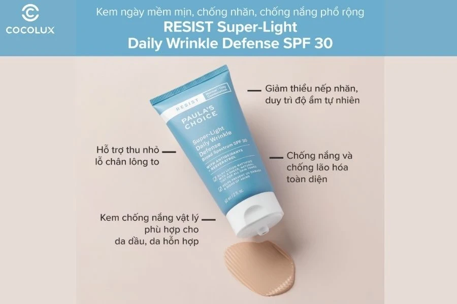 Kem Dưỡng Paula's Choice Chống Nắng & Dưỡng Da 60ml