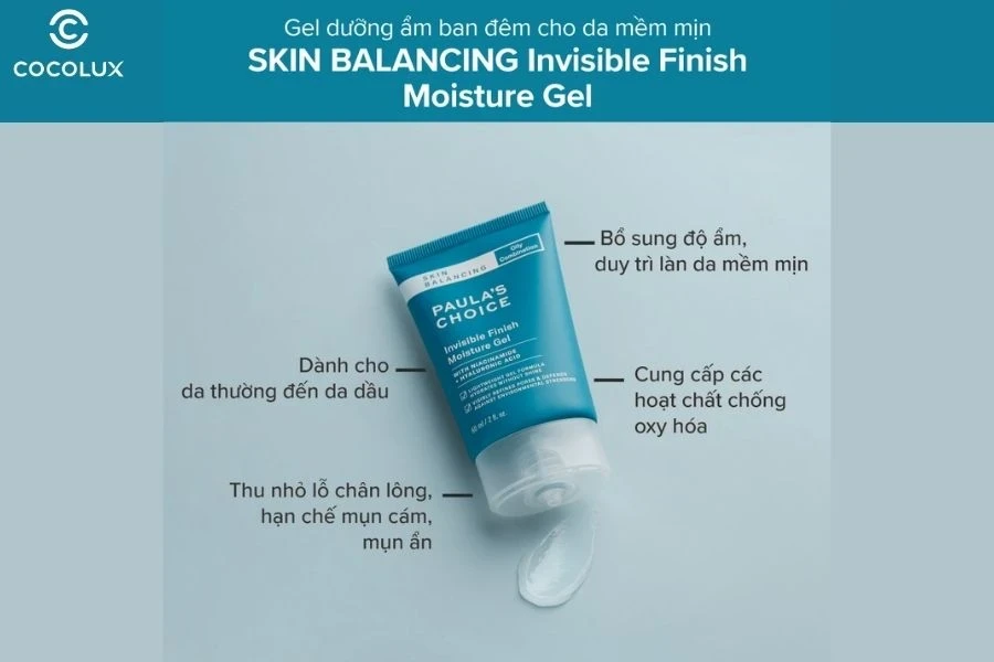 Gel dưỡng Paula&rsquo;s Choice Invisible Finish Moisture Gel&nbsp;