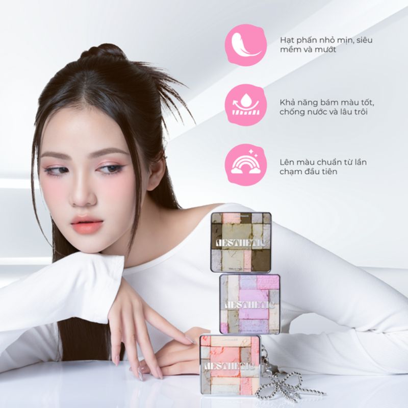 Bảng Phấn Mắt Lemonade Aesthetic Multi - Tash Palette - 02 Warm Peach